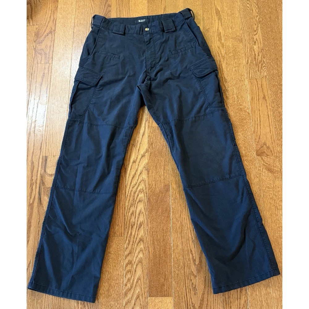 5.11 Tactical Stryke Pants Mens 34x32 black Ripstop Cargo TDU Work Security